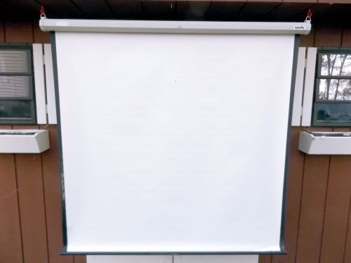 APOLLO 60&#034; x 60&#034; Pull-Down PROJECTION Projector SCREEN Matte White OFFICE School