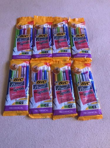 Bic Mechanical Pencils Lot of 8 Packs Xtra Sparkle