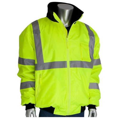 HI-VIS BOMBER JACKETS WITH ZIPOUT FLEECE LINER 333-1762