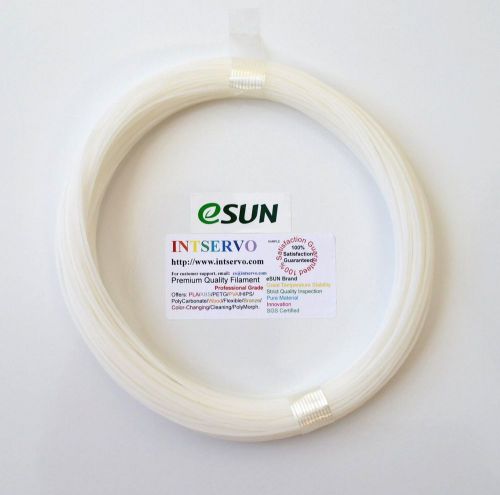 eSUN 3D Printer CLEANING Filament 1.75mm Natural 0.1kg for Makerbot, Reprap, UP