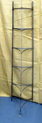 Steel Chef&#039;s Classic Pot Holder Kitchen Rack 6 Shelf Obelisk Excellent 4&#039;+ Tall