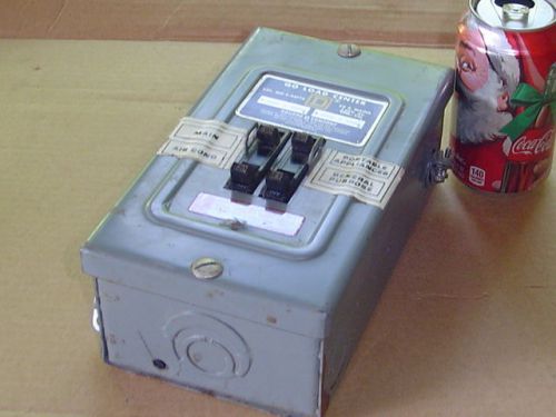 50 Amp Breaker Box SQUARE D LOAD CENTER QO-2-4ATTS electric 120 v volt 1 Ph-2W