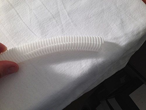 Flexible polyethylene wire loom, 3/4 inch diameter, 20 feet, white for sale