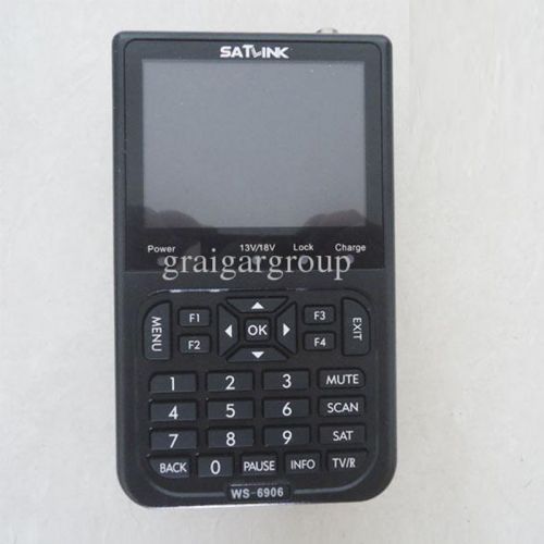 NEW Satlink WS-6906 DVB-S FTA C&amp;KU Band Digital Satellite Finder Meter