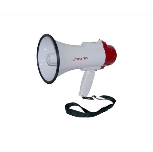 PylePro Professional Bullhorn Megaphone Siren Handheld 30 Watts 800 Yard Range