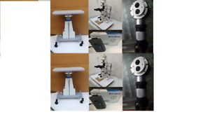 Slit Lamp Haag Streit 5 Step,Motorized Table Beam Splitter,C Mount &amp; Camera Set