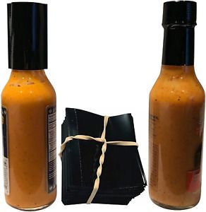 Bottle Shrink Wrap Bands 1&#034; Hot Sauce Bottles Heat Shrink Bands Pack 250 Cut NEW