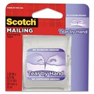 SCOTCH - Tear-By-Hand Packaging Tape - 1.88&#034; x 629&#034;
