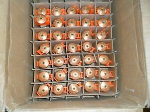 Lot of 35 Reliable F1FR  1/2&#034;  Sprinkler HEADS BRASS UPRIGHT 155 DEGREE BIN OBO