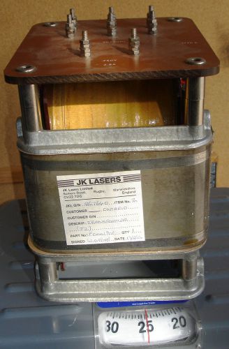 JK Lasers Ltd. 1F0001901 high voltage/amperage 220V - 750V transformer