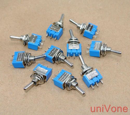 Mini Toggle Switch ON-ON SPDT x10pcs