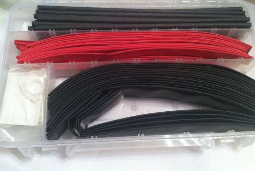 HEAT SHRINK TUBING SET~3/16&#034;~1/2&#034;~1&#034;~~~100&#039;FT~~~FREE S/H