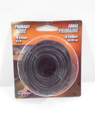 Primary Wire 18 Gauge 33 ft 18 Calibre 10.05 m