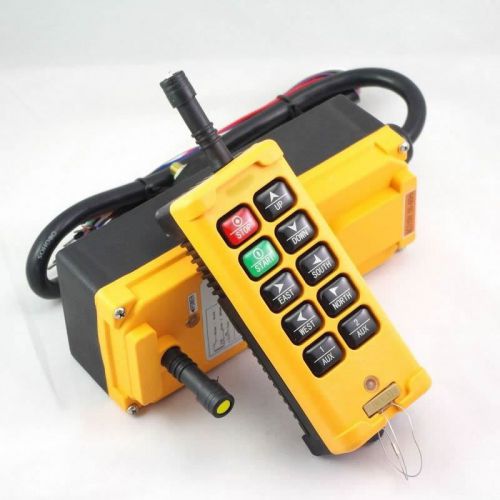 Kit 10 Channels Hoist Crane Remote Control System 3 Motion 2 Function Key 24V