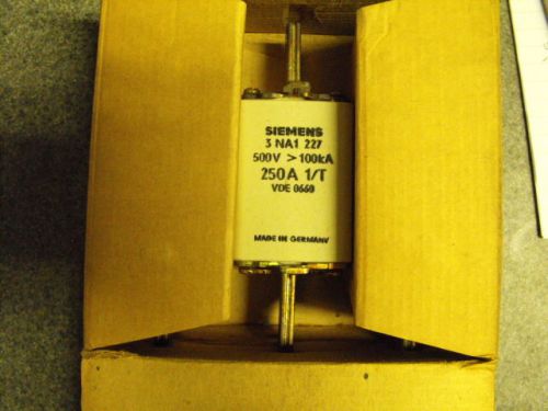 Siemens Fuses,  250A,  500V