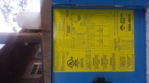 Adam rite power supply model ps-lr 29-0624 and  bbk-lr battery backup boards for sale