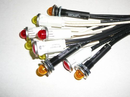 9) Machine Pilot Lights 110V A Couple of Different Styles