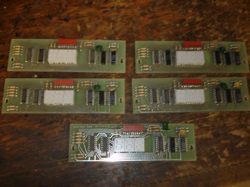 Lot of 5 beddingfield circuit boards for sale