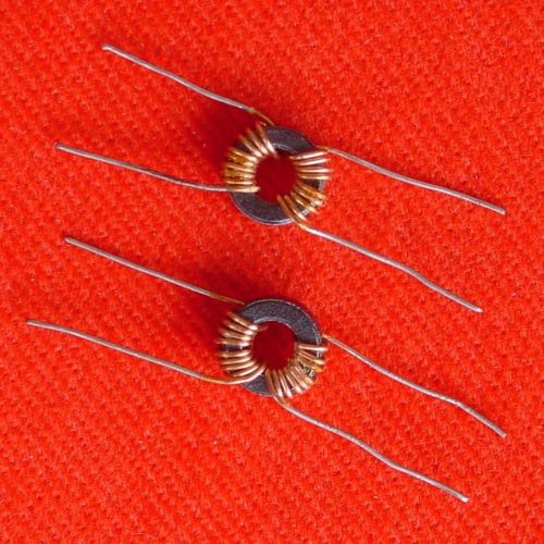 @C 10pcs Toroid Inductor 10uH x 2 coils 3A Toroidal Ferrite Core Choke Coil C03