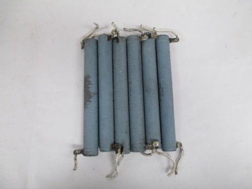 LOT 6 OHMITE 470N-100M-40 6-1/2IN LENGTH CERAMIC RESISTOR 10R00J D202936