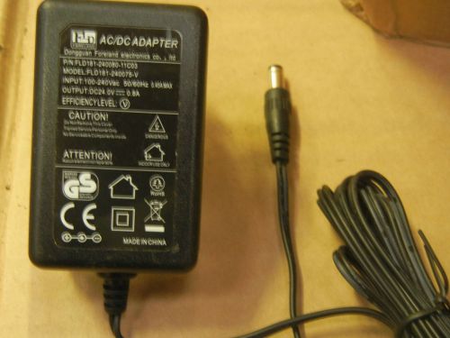 24V 0.8A Power Supply, Europlug (Type C) to Type A Barrel (2.1 x 5.5mm) (P1B32)