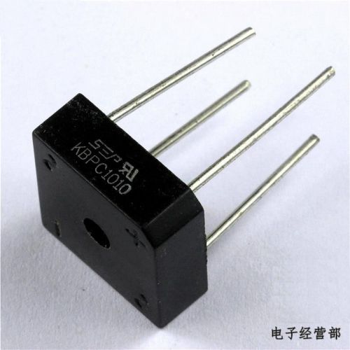 10PCS 10A 1000V Metal Case Bridge Rectifier SEP KBPC1010 NEW