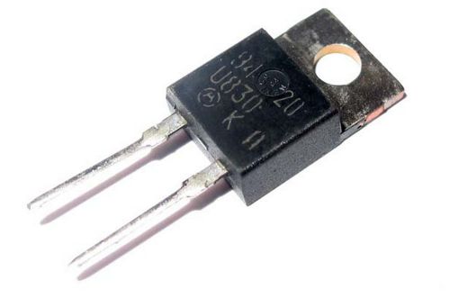 1pcs-MOTOROLA MUR830 Fast Recovery Rectifier 8A 300V