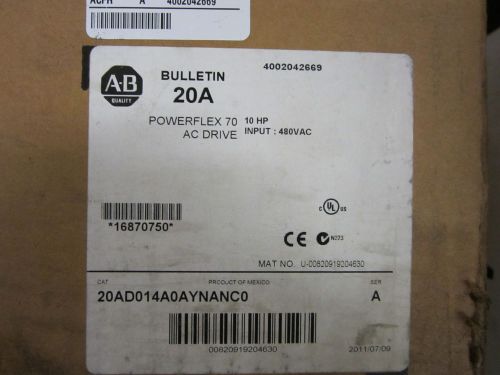 Allen Bradley 20AD014AYAYNANCO NIB