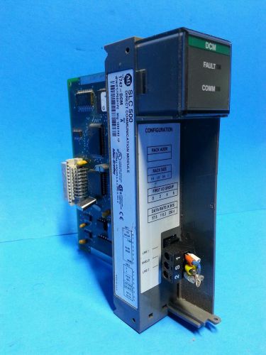 ALLEN BRADLEY 1747-DCM SLC 500 DIRECT COMUNICACION MODULE. SER. A. MISSING DOOR*