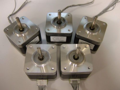 Five (5) Nema 17 stepper motors