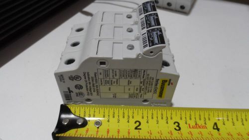 30a bussmann chcc3diu fuse holder 600vac 3 pole 18-4 awg lug type din rail mount for sale