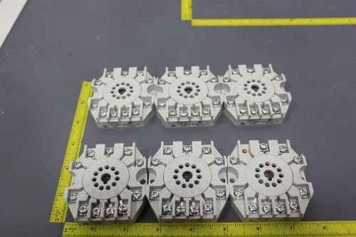 6 NEW MAGNECRAFT 14 BLADE RELAY SOCKET/BASE 300V 10A 70-170-1  (S3-2-117D)