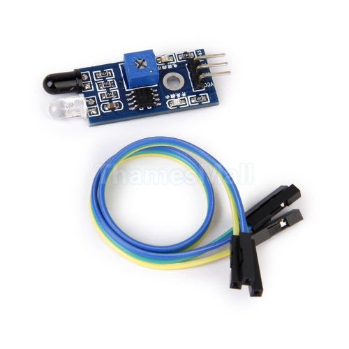 Ir infrared obstacle avoidance barrier sensor module for arduino smart car robot for sale