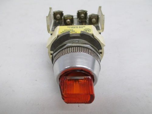 ALLEN BRADLEY 800T-16JX20KB7 T ILLUMINATED SELECTOR SWITCH ORANGE D207691