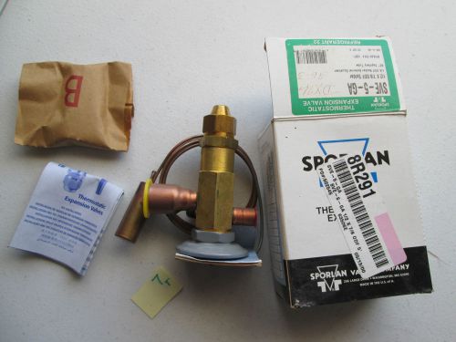 NEW IN BOX SPORLAN THERMOSTATIC EXPANSION VALVE SVE-5-GA 1/2 X 7/8 ODF (248)