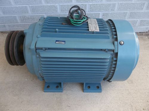 ABB Motors  15 HP Motor  AC 3 PH  TEFC   254T Frame   3520 rpm   232 lbs