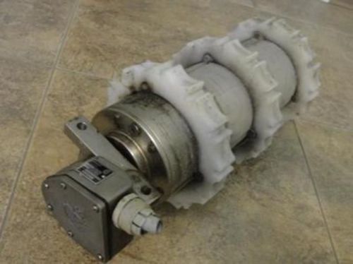 32100 old-stock, van der graaf tm127a25-410nb drum motor, 230 volts, 1 hp, 60 hz for sale