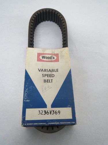 NEW TB WOODS 3236V369 VARIABLE SPEED V-BELT 36.9 X 2 IN BELT B360061