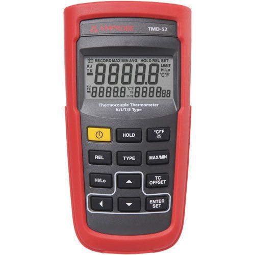 Amprobe TMD-52 K/J/T/E Type Thermocouple Thermometer