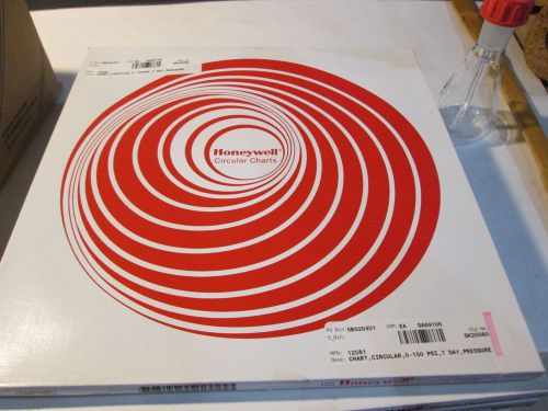 HONEYWELL CIRCULAR CHARTS 12581 CHART,CIRCULAR, 0-150 PSI, 7 DAY PRESSURE (WL26)