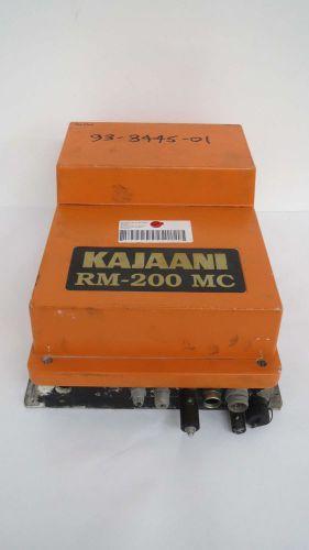 METSO RM-200MC KAJAANI WIRE RETENTION MEASUREMENT DEVICE ANALYZER B457557