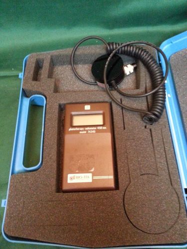 Bio Tek 74345 phototherapy radiometer