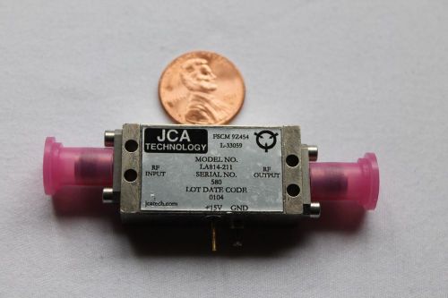 New in package jca la814-211 rf microwave amplifier 8ghz - 14 ghz tektronix for sale