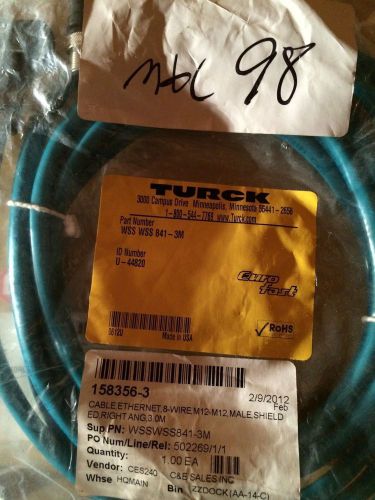 Turck WSS WSS 841-3M  U-44820  NEW in Bag!