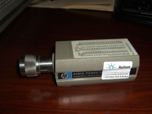 Agilent / HP 8481A Power Sensor **TESTED** 10 MHz to 18 GHz 20 dBm to -30 dBm