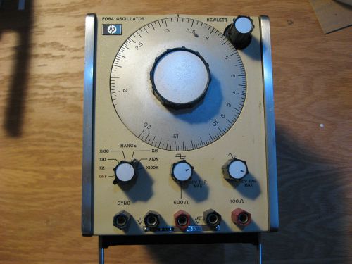 HP Hewlett Packard Agilent 209A Oscillator Test Instrument Signal Generator Used