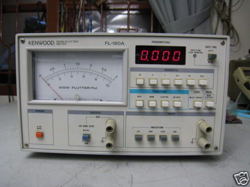 KENWOOD FL-180A WOW Flutter Meter