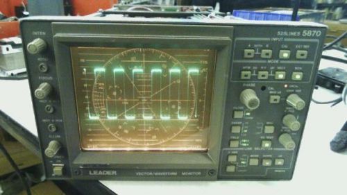 Leaders Vector Waveform Monitor WFM  525LINE 5870