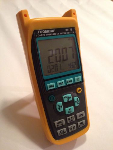 OMEGA HH176 TC+RTD DATALOGGER THERMOMETER