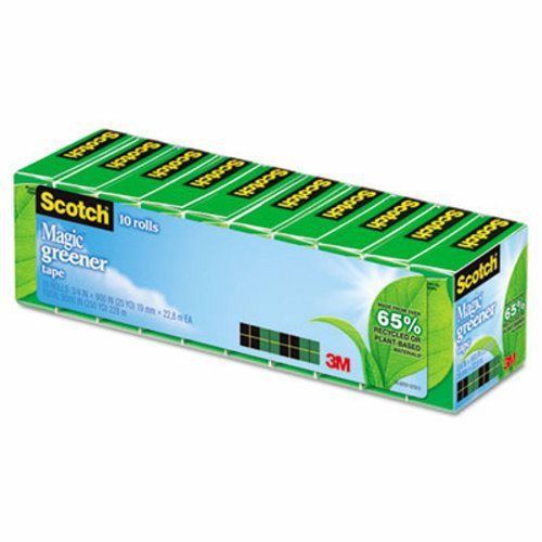 Scotch Magic Greener Tape, 3/4&#034; x 900&#034;, 1&#034; Core, 10 Rolls/Pack (MMM81210P)